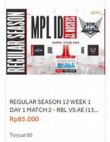 Tiket Nonton Mpl Berapa